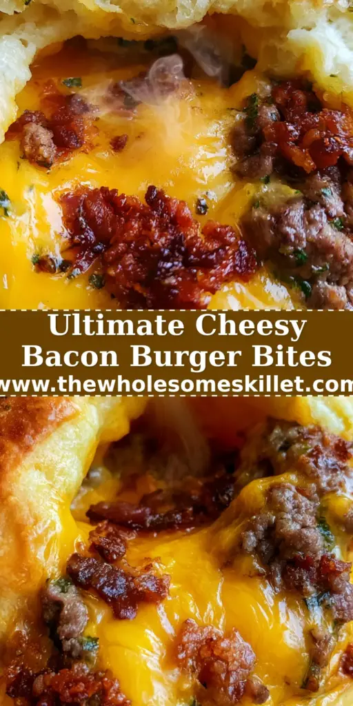 Cheeseburger Stuffed Biscuits with Garlic Herb Butter and Crispy Bacon 4 A stack of golden-brown cheeseburger stuffed biscuits brushed with herb butter on a rustic wooden table. (cheeseburger stuffed biscuits)