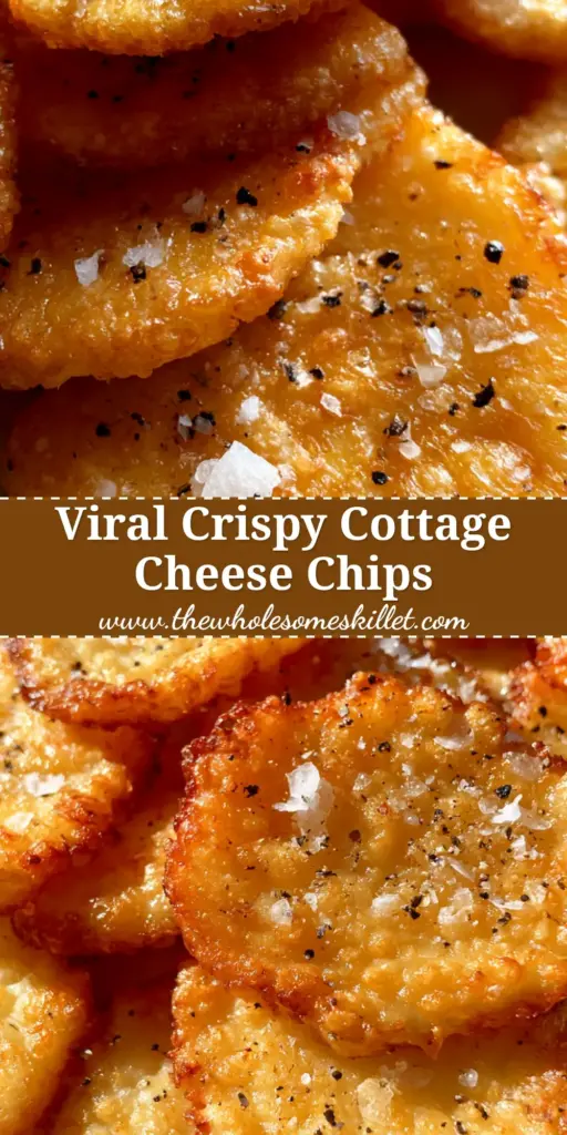 Cottage Cheese Chips: The Ultimate Crispy, High-Protein Snack Revolution 4 A stack of golden brown cottage cheese chips with visible sea salt and black pepper on a white plate. (cottage cheese chips)