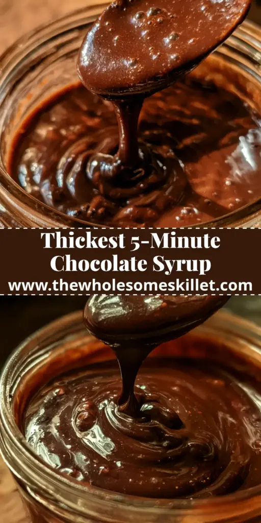Chocolate Syrup: The Ultimate Glossy Dark Chocolate Sauce Recipe 4 A heavy ribbon of thick, glossy dark chocolate syrup dripping from a vintage silver spoon into a rustic jar with tiny air bubbles visible.