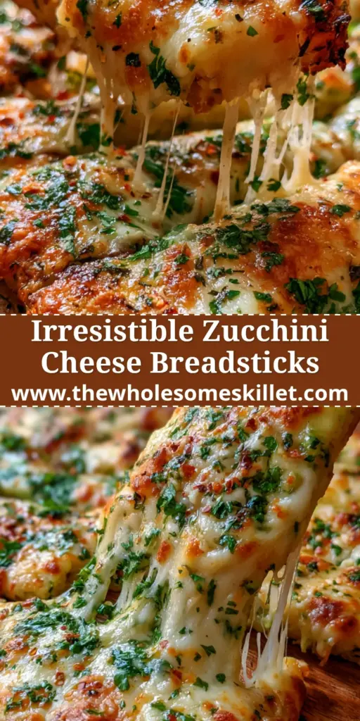 Zucchini Cheese Sticks with Gooey Mozzarella and Crispy Parmesan 4 A dynamic overhead shot of golden-brown zucchini cheese sticks on a rustic board with a dramatic cheese pull and red pepper flakes.