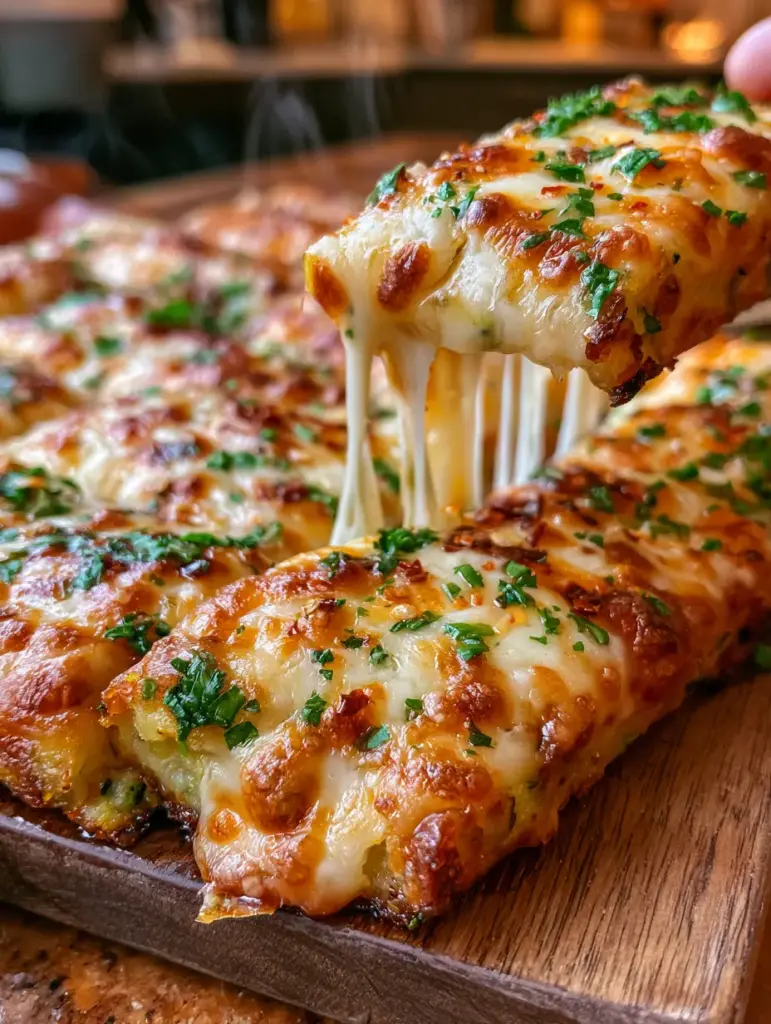 Zucchini Cheese Sticks with Gooey Mozzarella and Crispy Parmesan 1 A perfect cheese pull from a golden-brown zucchini cheese stick, showing delicate strands of mozzarella and parmesan.