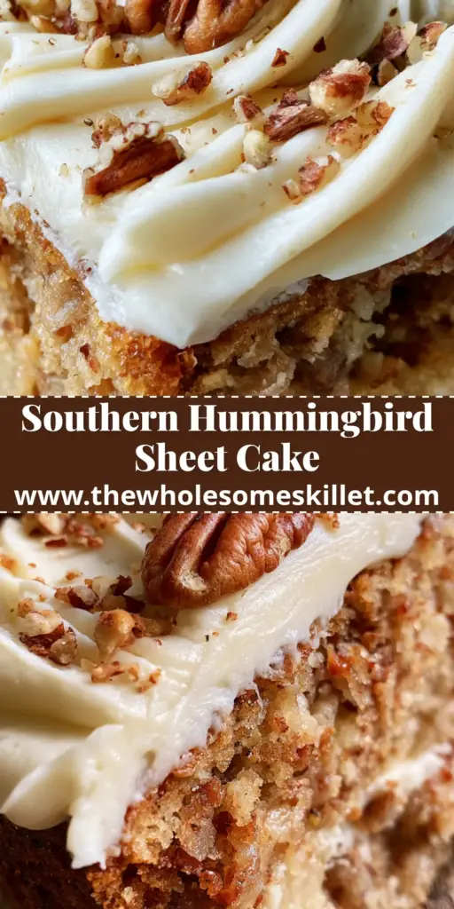 Hummingbird Cake Recipe: The Ultimate Moist Pineapple Banana Southern Classic 4 A large southern hummingbird cake with thick ivory cream cheese frosting and whole toasted pecans. (hummingbird cake)